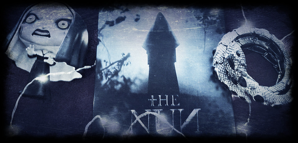 Valak Figur, The Nun DVD und ein Schlangenarmband